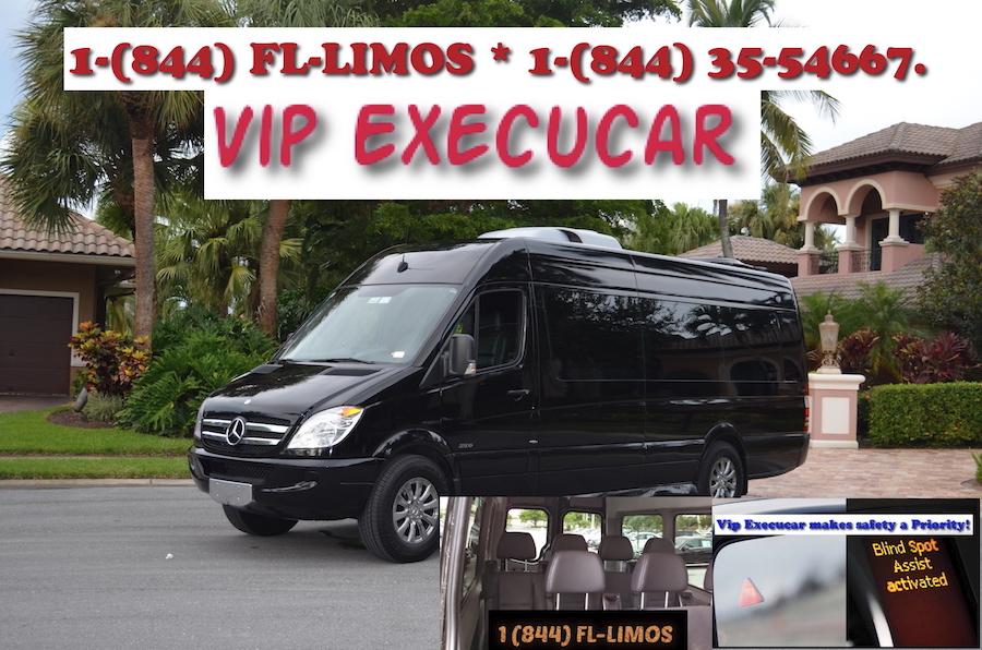 Group Travel Services in Florida- Providing Luxury bus limo from Daytona Beach, to Fort Lauderdale, Orlando limo Airport Transportation and Lincoln Town Car service 