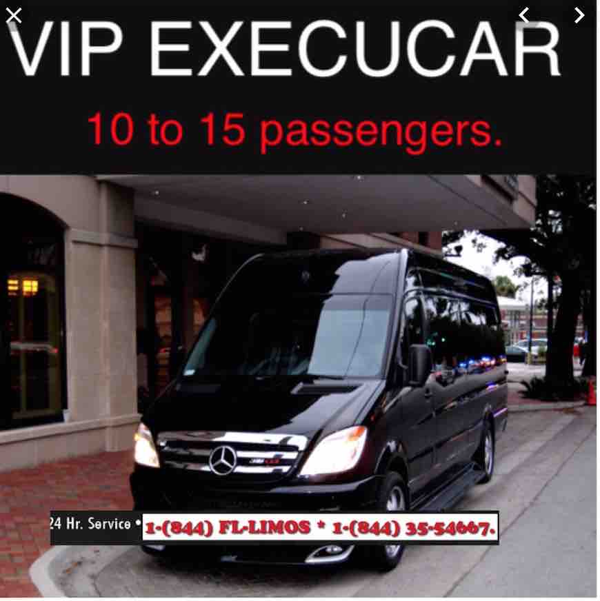 10/15 Passenger Van - Miami Limo Services : 10/15 Passenger Van for music concerts