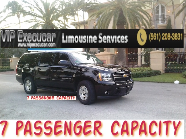 Coconut Creek Limousine Rental, Book A Limo To or From Coconut Creek Florida to Miami in our 2013 SUV Service