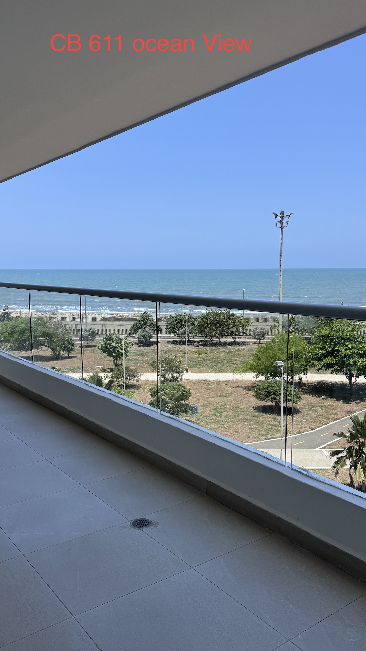 Sunset ocean view from Cartagena Crespo apartment